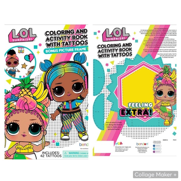 LOL Surprise Coloring Book with Tattoos - Target
Exclusive Edition (4 Books) - Picture 2 of 6